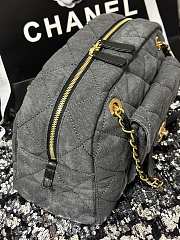 Chanel Chanel Bowling Bag Denim - 33cm - 5