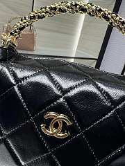 Chanel Clutch with Strap Lambskin & Gold Plated Metal Black - 14×18.5×7cm - 4