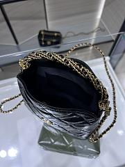 Chanel Clutch with Strap Lambskin & Gold Plated Metal Black - 14×18.5×7cm - 2