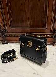 Balmain Smooth Leather B-Buzz 23 Bag Black - 23x20x11cm - 6