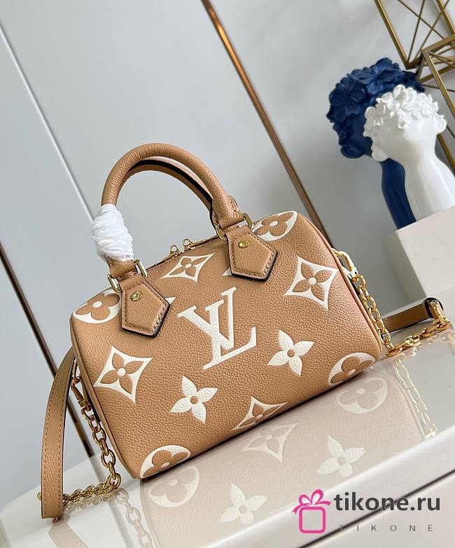 LV Speedy Bandoulière 20 Arizona /Cream M12713 - 20.5x13.5x12cm - 1