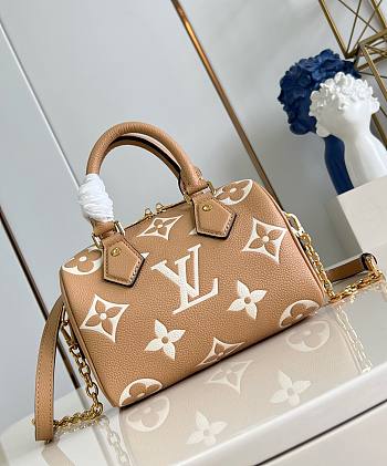 LV Speedy Bandoulière 20 Arizona /Cream M12713 - 20.5x13.5x12cm