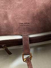 The Row Soft Margaux 15 Bag in Suede Mocha - 38×24×27cm - 2