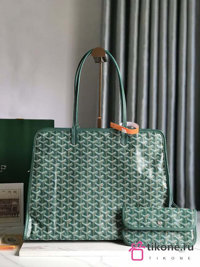 Goyard Hardy PM Bag Green - 40x17x31cm - 1