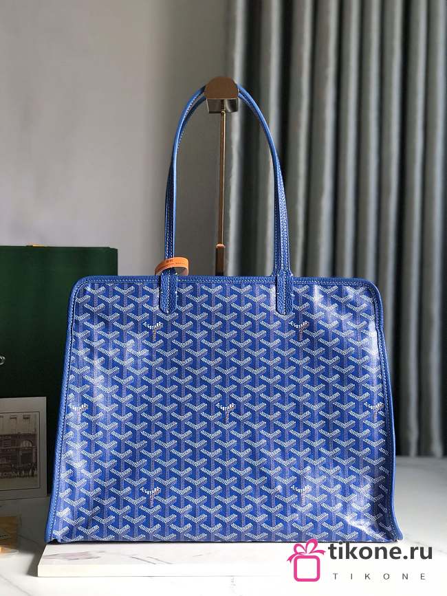 Goyard Hardy PM Bag Blue - 40x17x31cm - 1