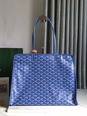 Goyard Hardy PM Bag Blue - 40x17x31cm