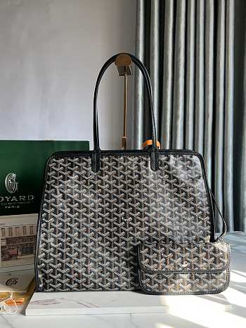 Goyard Hardy PM Bag Black- 40x17x31cm