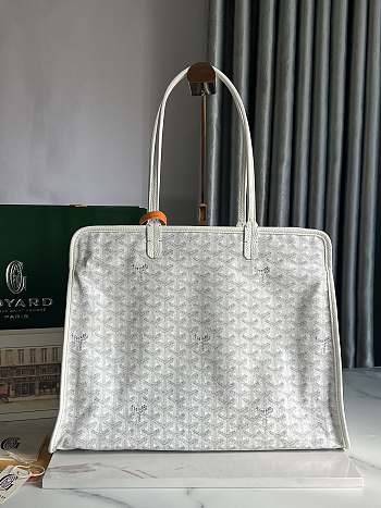 Goyard Hardy PM Bag White - 40x17x31cm