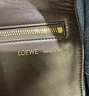 Loewe Medium Squeeze Bag in Washed Denim - 34x33x13.5cm - 3