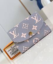 LV Rosalie Coin Purse Trianon Gray M12367 - 11x8x2.5cm - 1