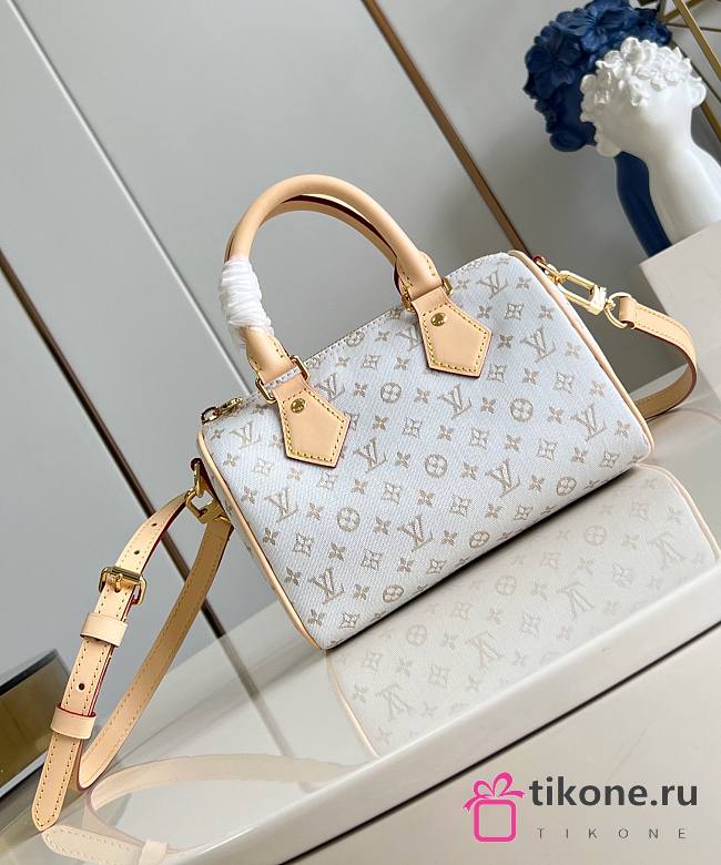 LV Speedy Bandoulière 20 Polyamide Mastic M12747 - 20.5x13.5x12cm - 1