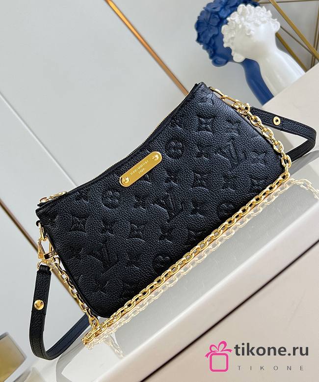 LV Liv Pochette Black Monogram Empreinte M83301 - 24.5x13.5x6.5cm - 1