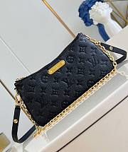 LV Liv Pochette Black Monogram Empreinte M83301 - 24.5x13.5x6.5cm - 1