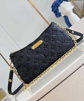 LV Liv Pochette Black Monogram Empreinte M83301 - 24.5x13.5x6.5cm