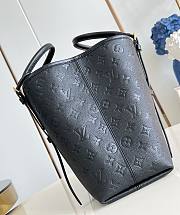 LV Babylone Tote MM Monogram Empreinte Black M47185 - 39x27.5x16cm - 4