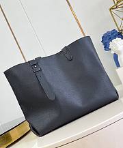 LV Low Key Cabas MM Grained Calfskin Black M25341 - 47x30x14cm - 4