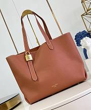 LV Low Key Cabas MM Grained Calfskin Cognac M25342 - 47x30x14cm - 1