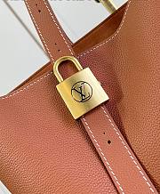 LV Low Key Cabas MM Grained Calfskin Cognac M25342 - 47x30x14cm - 2