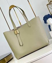 LV Low Key Cabas MM Grained Calfskin Clay M25343 - 47x30x14cm - 1