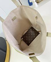 LV Low Key Cabas MM Grained Calfskin Clay M25343 - 47x30x14cm - 2