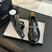 Chanel Moccasins Calfskin & Metal Black 25mm - 2