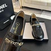 Chanel Moccasins Calfskin & Metal Black 25mm - 4