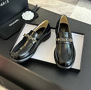 Chanel Moccasins Calfskin & Metal Black 25mm - 5