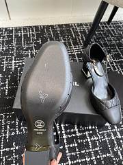 Chanel Mary Janes Leather Black 65mm - 2