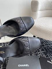 Chanel Mary Janes Leather Black 65mm - 4