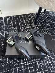 Chanel Mary Janes Leather Black 65mm - 3