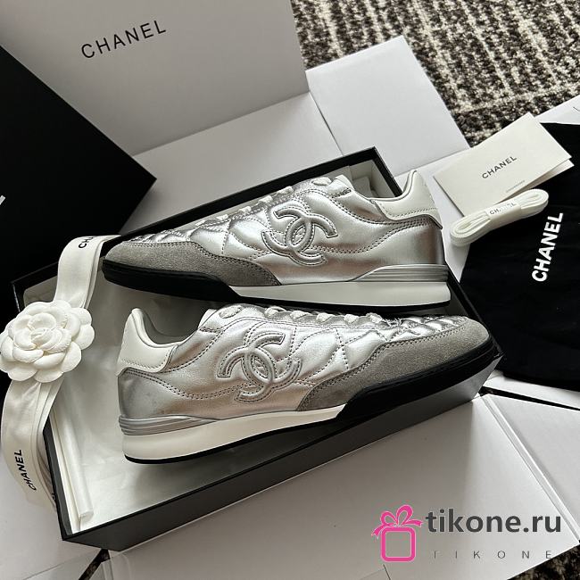 Chanel Sneaker Silver 14222 - 1