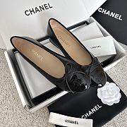 Chanel Ballet Flats Lambskin & Patent Calfskin Black 10mm - 2