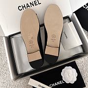 Chanel Ballet Flats Lambskin & Patent Calfskin Black 10mm - 5