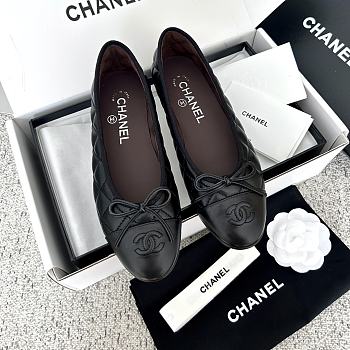 Chanel Ballet flats Aged Calfskin Black 10mm