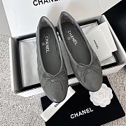 Chanel Ballet flats Aged Calfskin Gray 10mm - 1