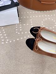 Chanel Ballet flats Velvet Brown & Black 10mm - 2