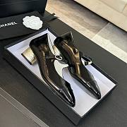 Chanel Mary Janes Shiny Calfskin & Patent Calfskin Black 35mm - 3