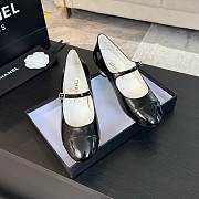 Chanel Mary Janes Shiny Calfskin & Patent Calfskin Black 35mm - 6