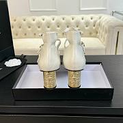 Chanel Mary Janes Shiny Calfskin & Patent Calfskin Ivory & Black 65mm - 6