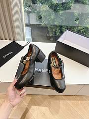 Chanel Mary Janes Lambskin Black 60mm - 1