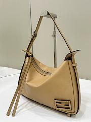 Simply Fendi Medium Beige Leather - 34.5x20-x4.5cm - 3