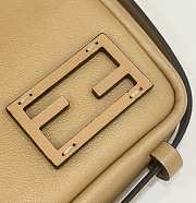 Simply Fendi Medium Beige Leather - 34.5x20-x4.5cm - 5