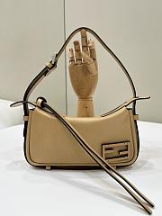 Simply Fendi Mini Beige Leather - 22x4.5x13cm - 1