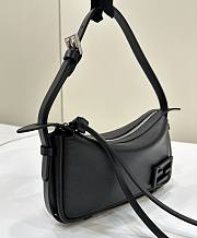 Simply Fendi Mini Black Leather - 22x4.5x13cm - 5