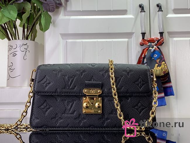 LV Wallet On Chain Métis Black M82637 - 19.5x11x5.5cm - 1