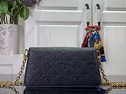 LV Wallet On Chain Métis Navy Blue M82671 - 19.5x11x5.5cm - 5