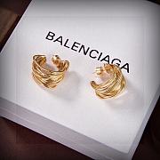 Balenciaga Cookie Earrings Gold - 3