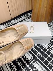 Miss Dior Graffiti Pump Beige Patent Calfskin 80mm - 3