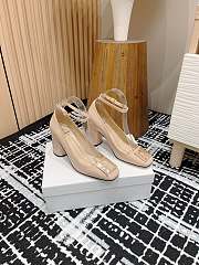 Miss Dior Graffiti Pump Beige Patent Calfskin 80mm - 4