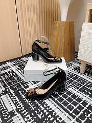 Miss Dior Graffiti Pump Black Patent Calfskin 80mm - 4